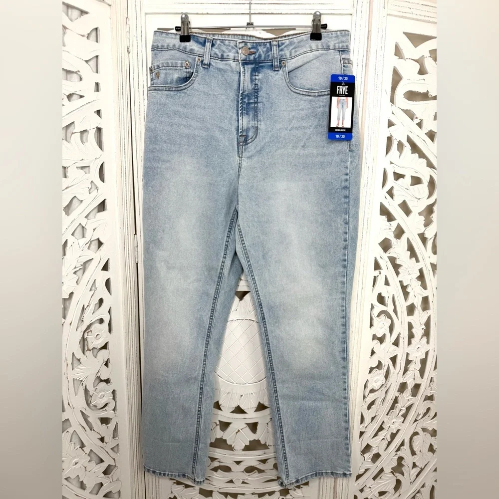 Frye Stevie Wash High-Rise Straight Leg Jeans NWT